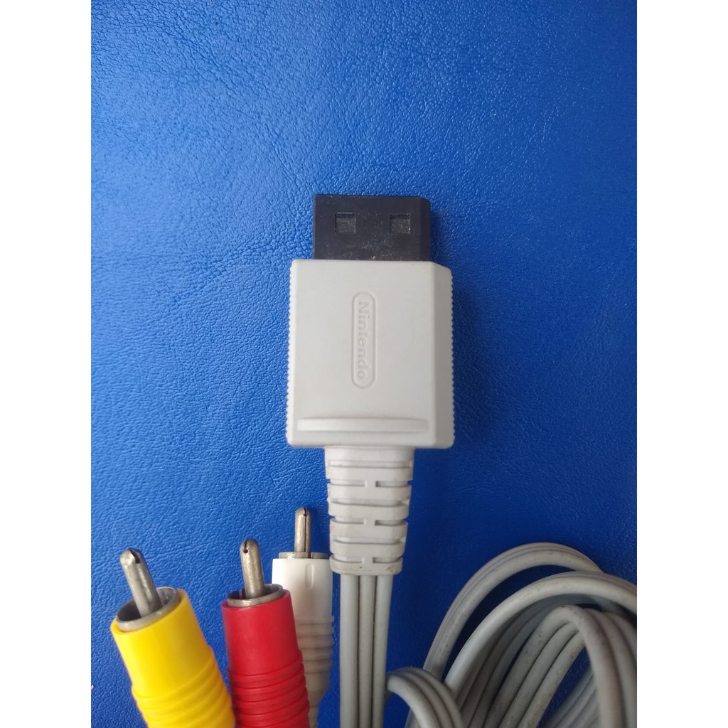 Nintendo Wii - Cabo de Audio e Vídeo (ORIGINAL)