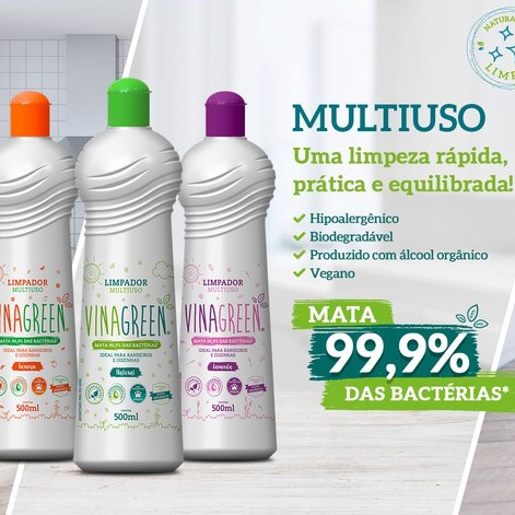 Limpador Multiuso Vinagreen 500ml | Shopee Brasil