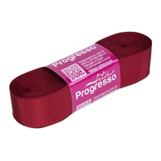 Fita Gorgurão Progresso 22mm nº5 - 10m Cor 389 Vinho - 1un em Oferta na Shopee