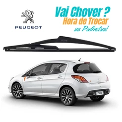 Palheta Limpador Traseiro Peugeot 308 2012 2013 2014 2015 2016 2017 2018 2019