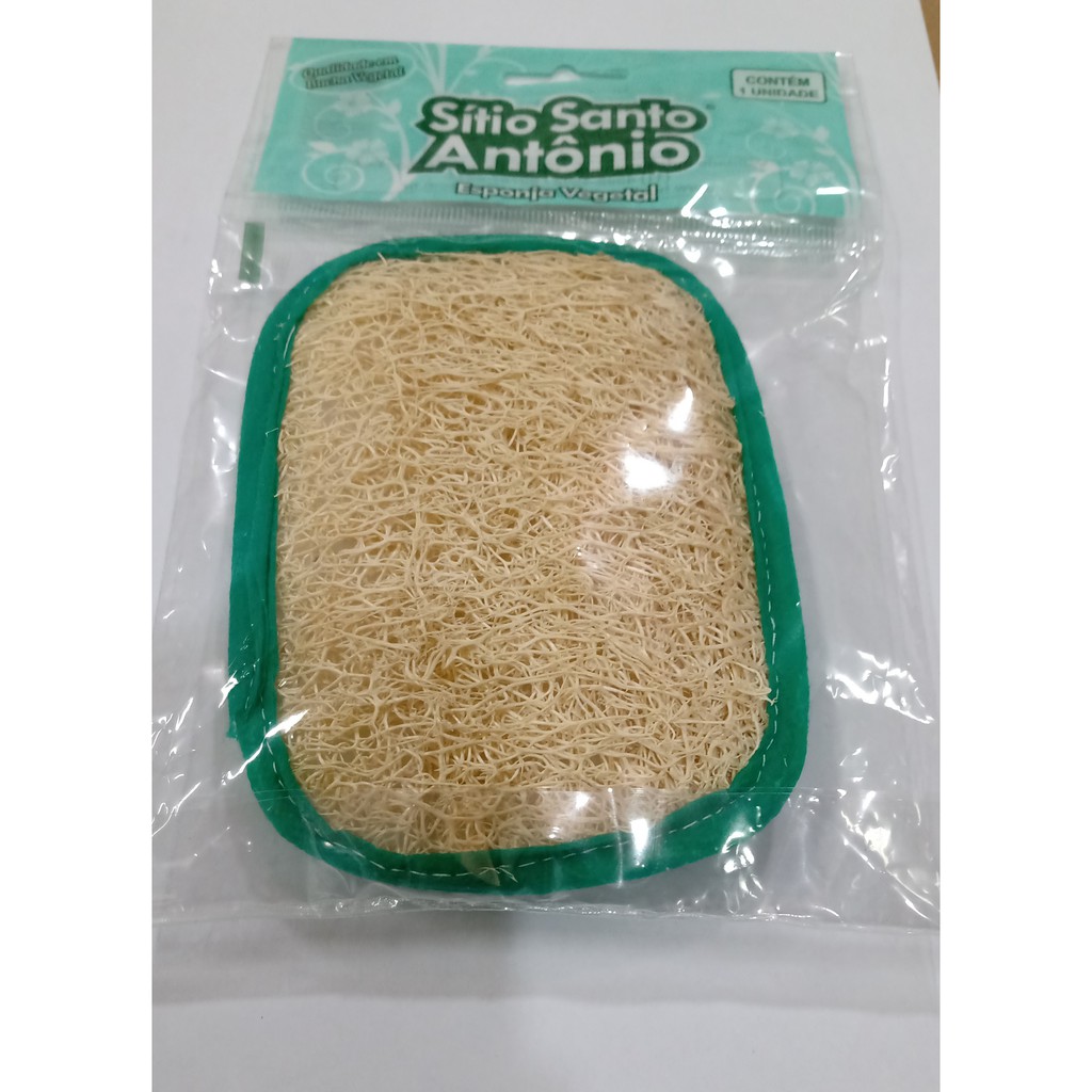 Esponja Vegetal Costurada Para Banho