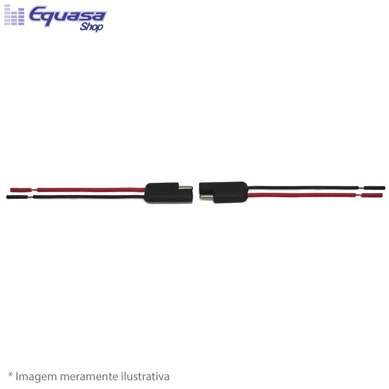 Conector 2 vias Fio 1,5 mm chicote plug para caixa de som Conector 2 Vias Encaixe Rápido Technoise · foto 2