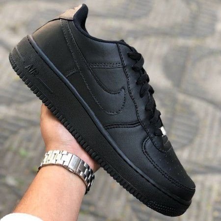 air force cano baixo preto