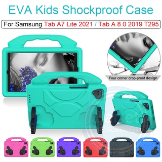Para Samsung Tab A7 Lite 8.7 Polegada 2021 T220 T225 8.0 2019 T290 T295 Crianças Eva À Prova De Choque Stand Case Capa