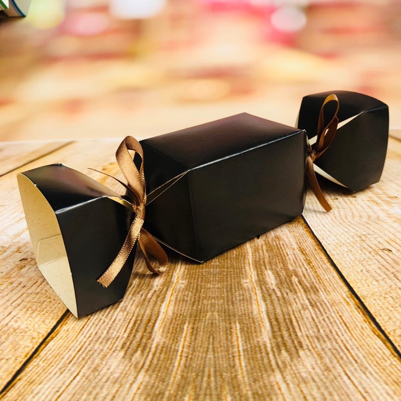 10 Caixa Bombom Caixa Bala Surpresa Doce festa COR PRETO 8.18 em Oferta na Shopee