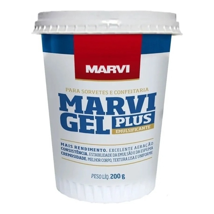 Emulsificante Marvi 200g para sorvete massas ou bolo