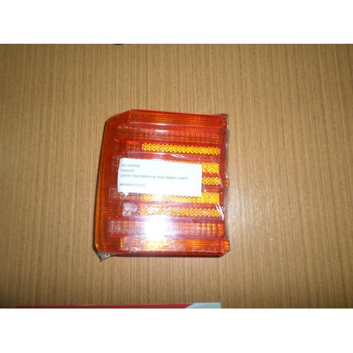Lente Da Lanterna Traseira Vw Brasilia 78/82 Canto Par