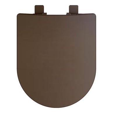 Assento Tampa Vaso Duna Deca Resinado Softclose Marrom Fosco