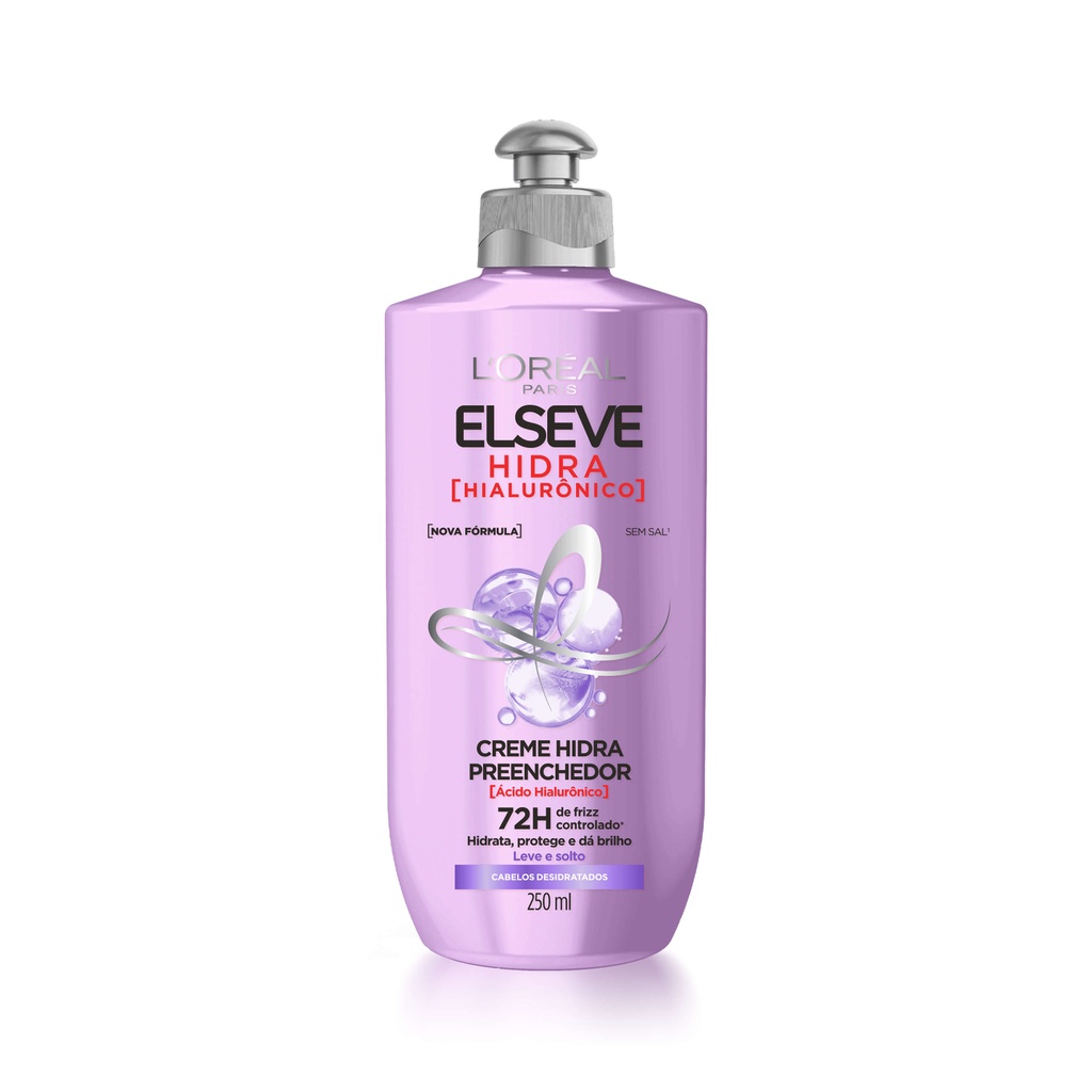 Creme para Pentear Preenchedor L'Oréal Paris Elseve Hidra Hialurônico, 250ml - Beauty