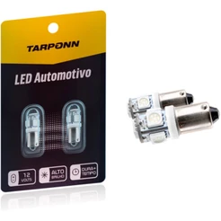 Lâmpada 69 BA9S 5 LED 5050 6000K 12V - Tarponn
