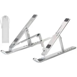Suporte Para Notebook Alumínio Ajustável Dobrável - Conforto