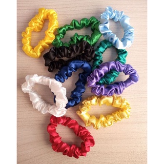 12 Scrunchies Xuxinha de cetim/xuxinha