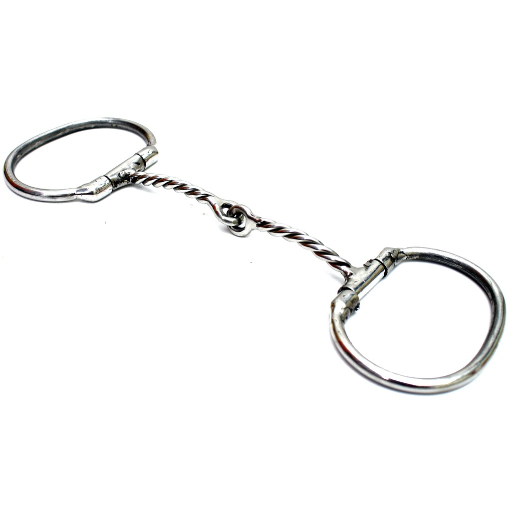 Bridao Inox D Bocal Torcido Cavalo Montaria Embocadura Mula