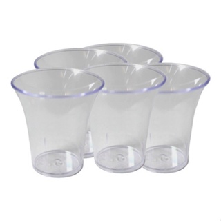 Kit 100 Unidades Cálice Copinho para Santa Ceia Acrílico Transparente preço de atacado em Oferta na Shopee
