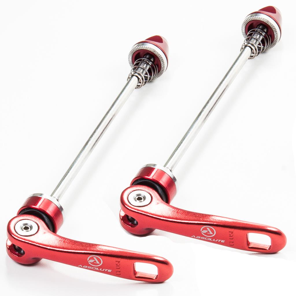Par Blocagem Para Cubo Roda Absolute Prime Vermelha Aluminio