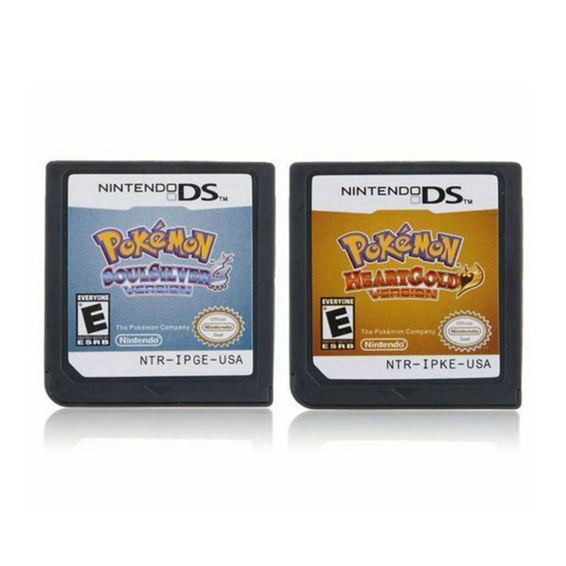 Cartão De Jogo Pokemon Heart Gold + Soul Silver Para Nintendo 3DS NDSi