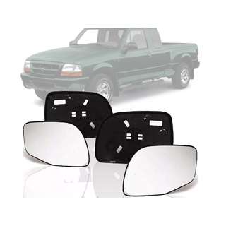 Lente Retrovisor Ranger 98 99 00 01 02 03 04 Com Base
