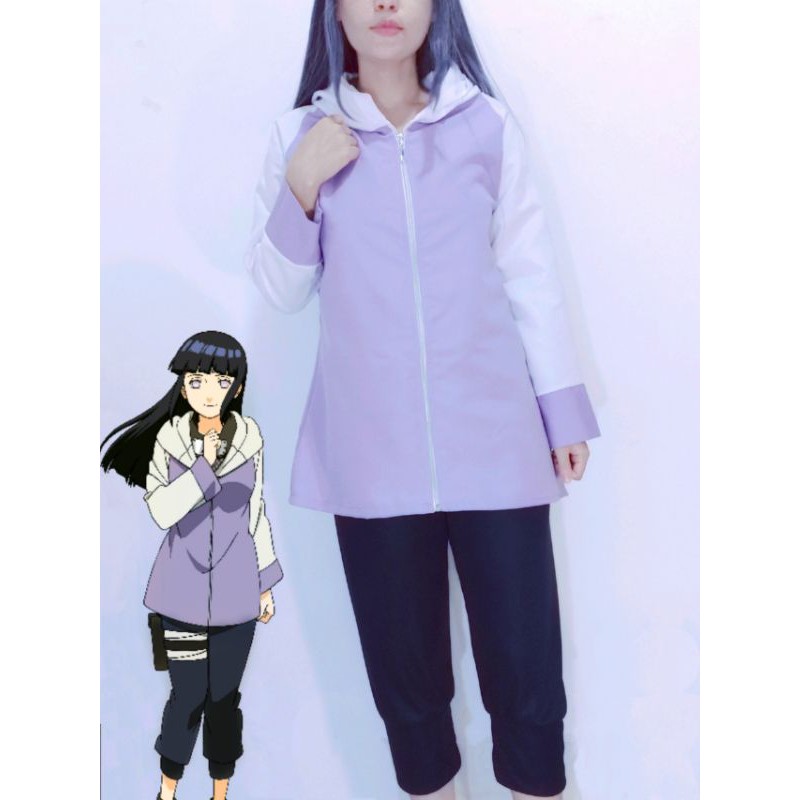Cosplay Hinata Hyuga Naruto Shippuden Anime Shopee Brasil