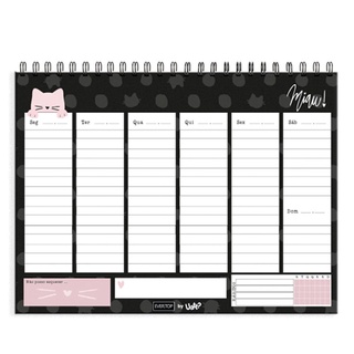 Planner de Mesa A4 - Gatinha