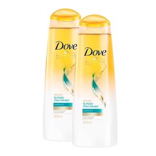 Kit 2 Shampoos Dove Nutritive Solutions Nutrição Óleo-Micelar 400ml cada