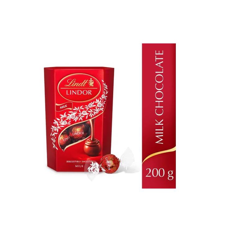 Chocolate Suíço Lindt Lindor Milk 200g Beecost 9956