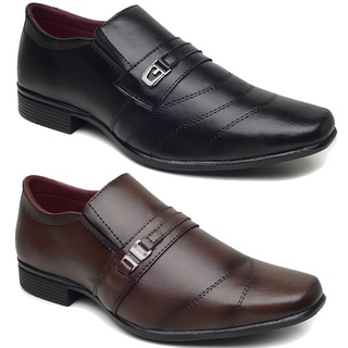 Kit 2 Pares Sapato Social Masculino Modelos Diferentes Estilo Italiano em Oferta na Shopee
