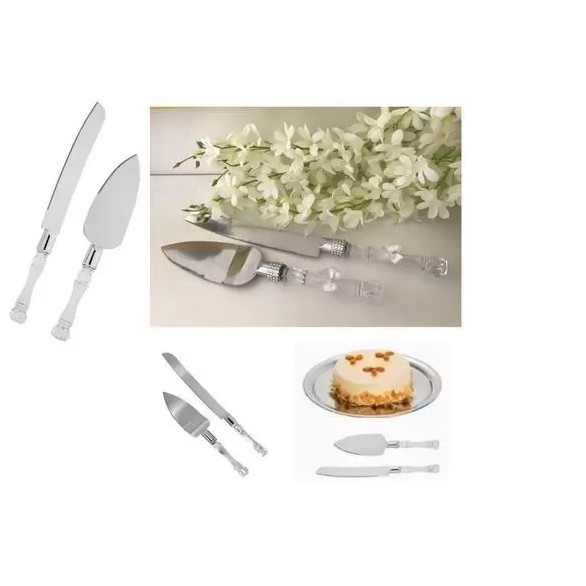 Kit Espátula E Faca Para Bolo, Tortas E Paes em Oferta na Shopee
