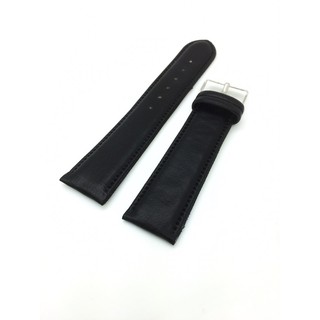 Pulseira para Relógio Couro Preta 22mm