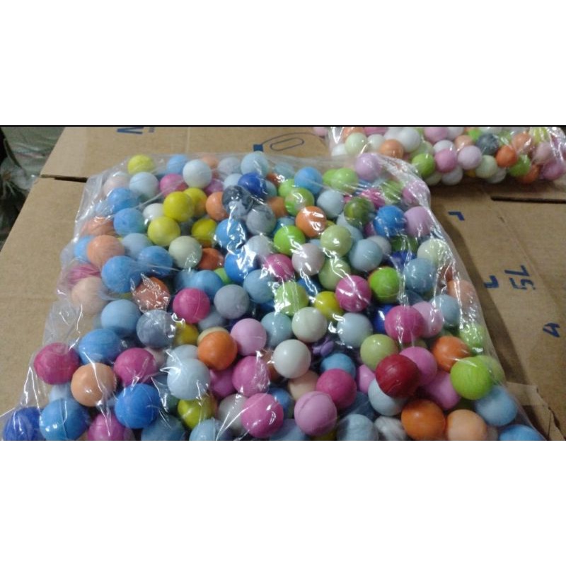 Quica Bolinhas Pula-pula 27mm Pacote Com 100 Bolinhas Básica Colorida