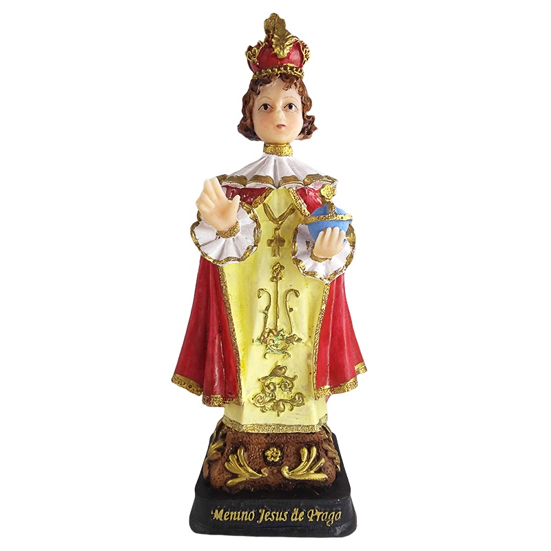 Imagem do Menino Jesus de Praga – 20 cm | Artesanal e Produzida no Brasil