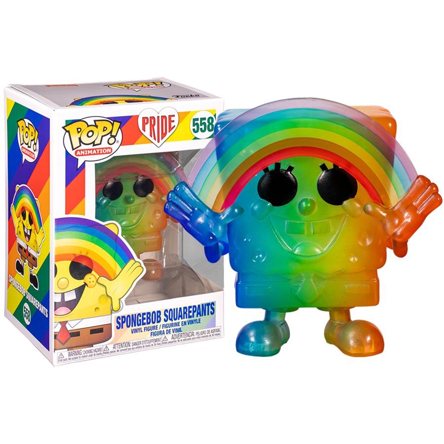 Funko Pop! Pride - Spongebob Squarepants (Bob Esponja) #558 - Escorrega ...