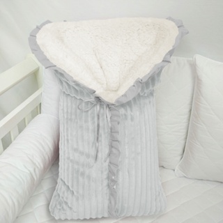 Porta Bebe Plusch Pelo Carneiro Saco Bebe Saquinho de Dormir Pelo Carneiro em Oferta na Shopee