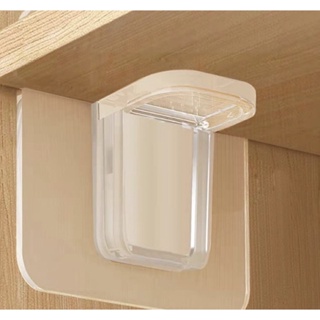 Suporte Adesivo Para Fixar Prateleira, suporte divisor de prateleira para armário, prateleira para cozinha e banheiro em Oferta na Shopee