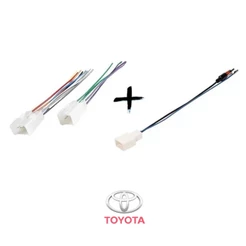 Chicote Adaptador Radio E Antena Toyota Corolla Hilux Sw4 RAV4 Prado Filder Etios