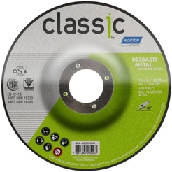 Disco de Desbaste Metal 4.1/2 POL x 6,4 MM Furo 7/8 POL Classic NORTON