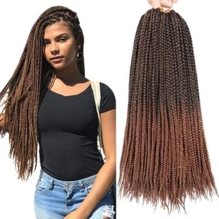 100 tranças prontas removíveis💛🖤 cores ombre hair 💛🖤 Fibra Premium