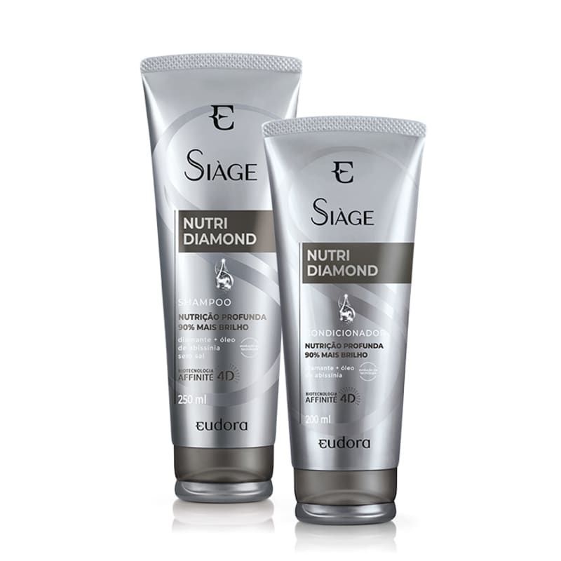  Kit Siàge Nutri Diamond Shampoo + Condicionador Eudora