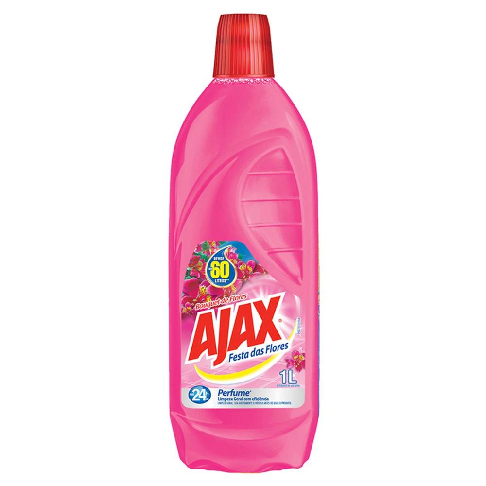 Limpador Diluível Ajax Festa das Flores Bouquet de Flores 1l