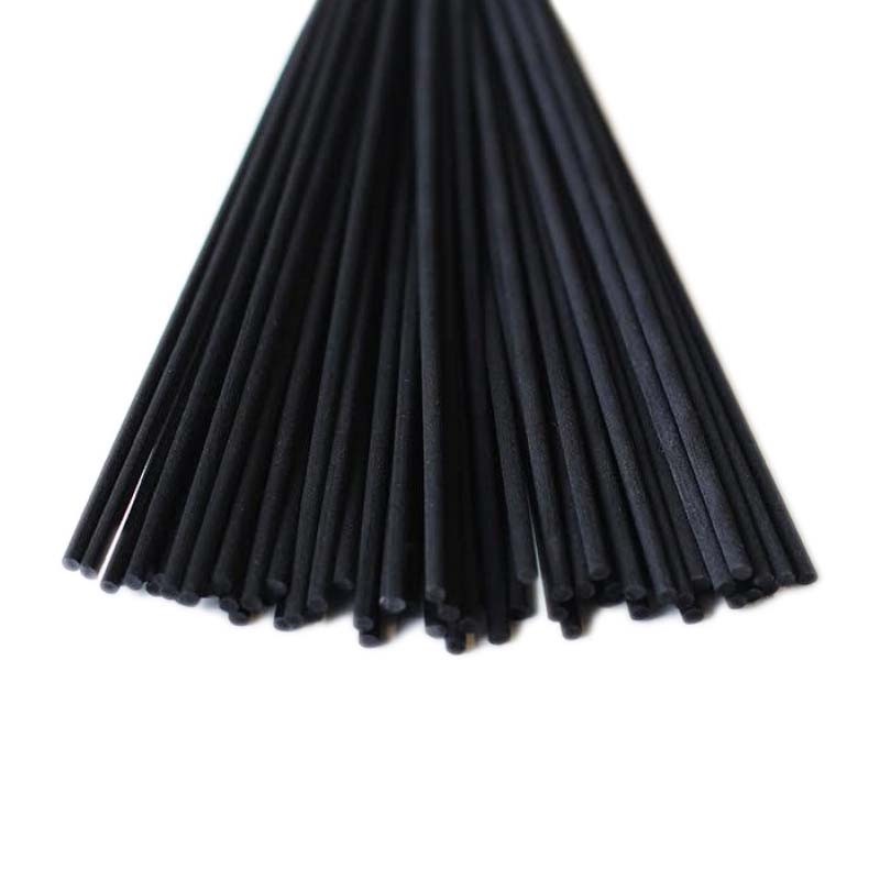 Vareta fibra Preta - 5 unidades para aromatizador de ambiente 25 cm