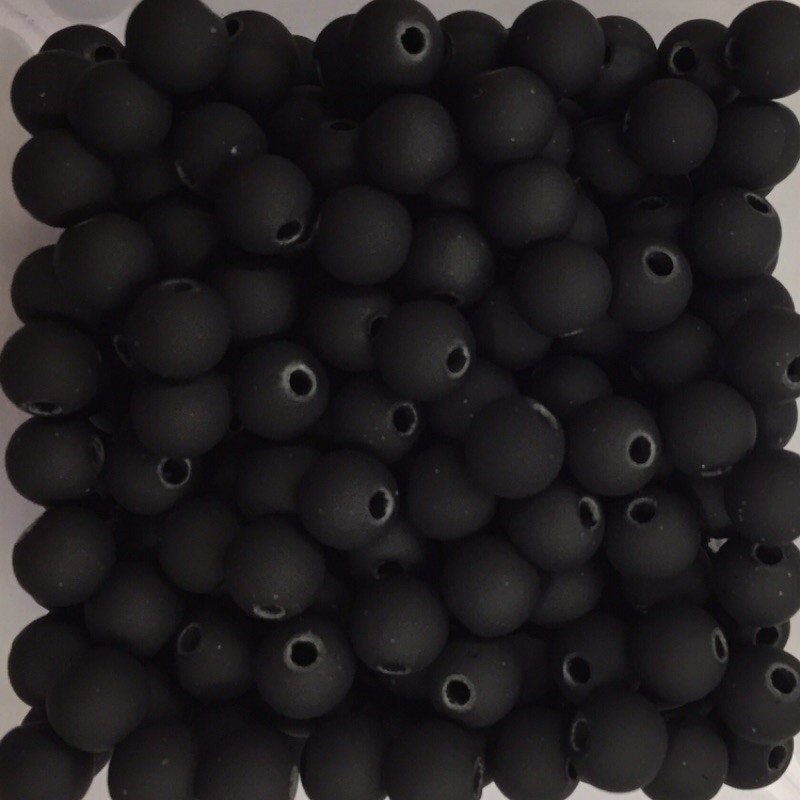 Bola emborrachada 8mm 250 gramas para pulseira e terços