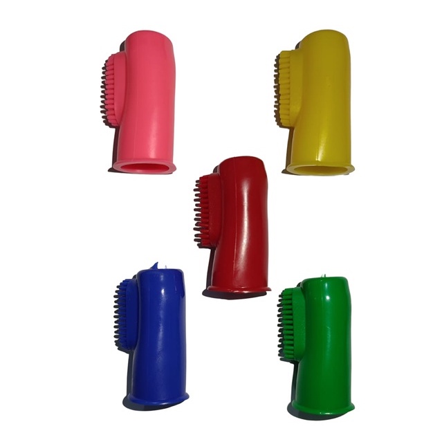 Escova Dental para Cachorro e Gato Pet - Silicone