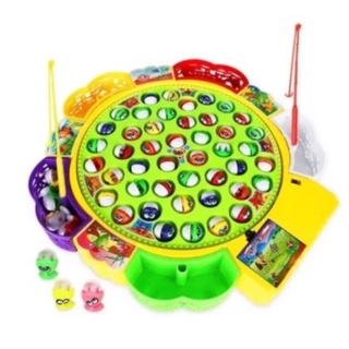 Brinquedo Jogo Infantil Pescaria Pega Peixe Pesca Maluca Musica 15peixes Brinquedo Jogo para criancas