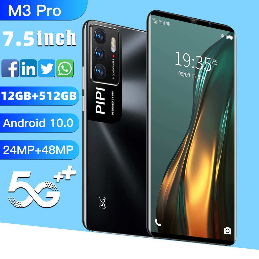 Xiaomi Phone Poco M3 Venda Original De Celular 12GB + 512GB X3 Pro Cherry Telefone Móvel f3