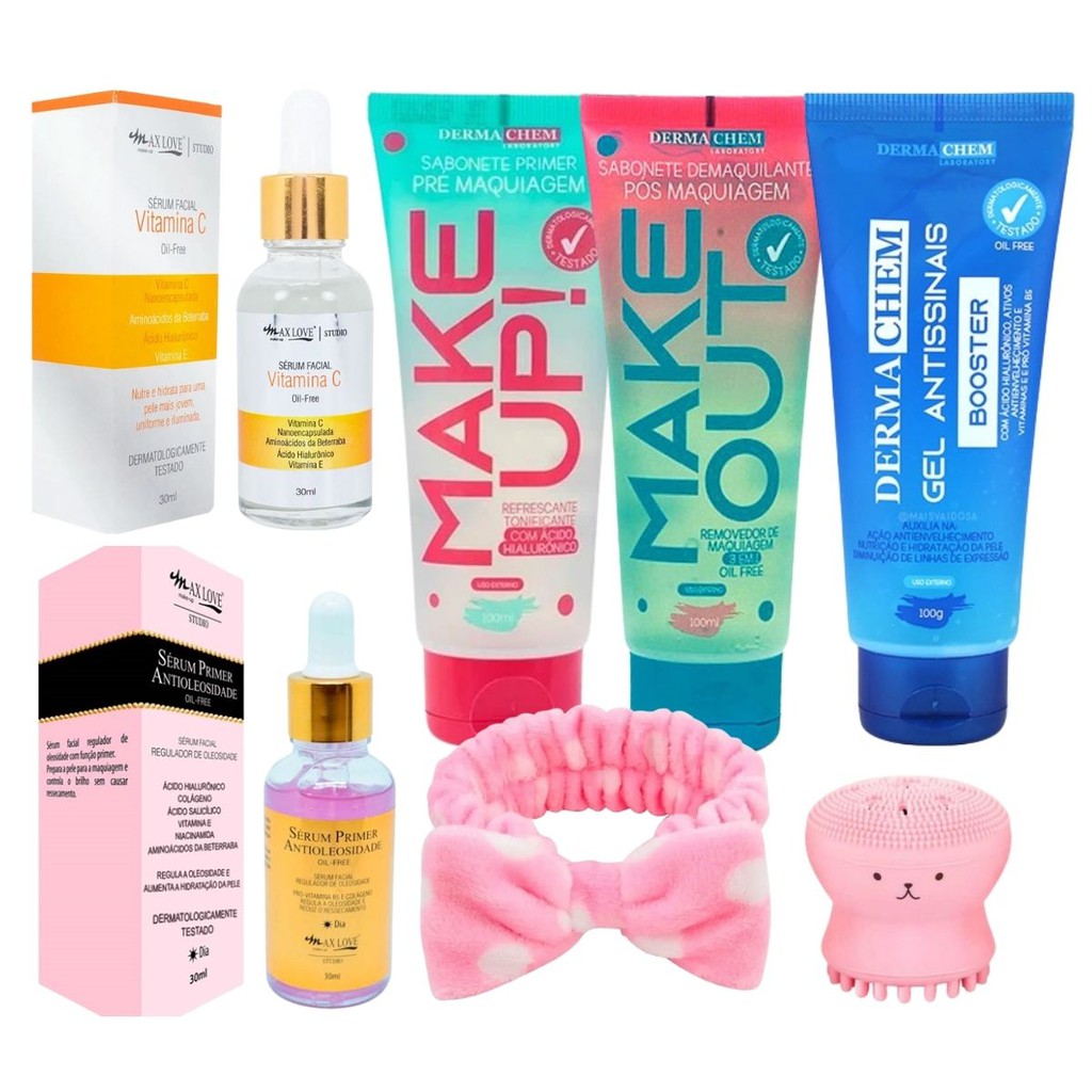 Kit Skin Care Limpeza Facial Profunda Cuidado Facial + Brinde Promoção