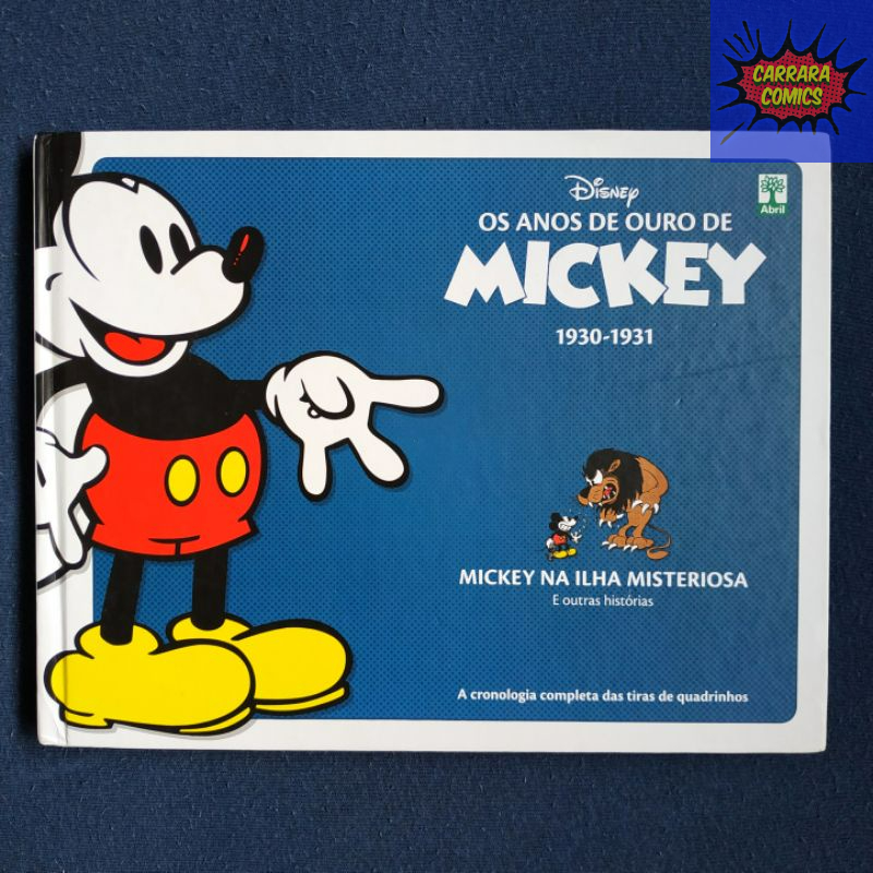 Os Anos de Ouro de Mickey (1930-1931) - Mickey e a Ilha Misteriosa (Disney, Editora Abril)