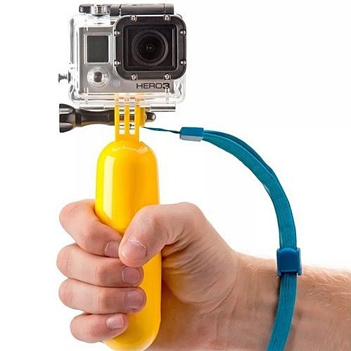 Boia Para Gopro Go Pro Camera Hero Bastão Flutuante Com Cordão de Pulso - Entrega Imediata