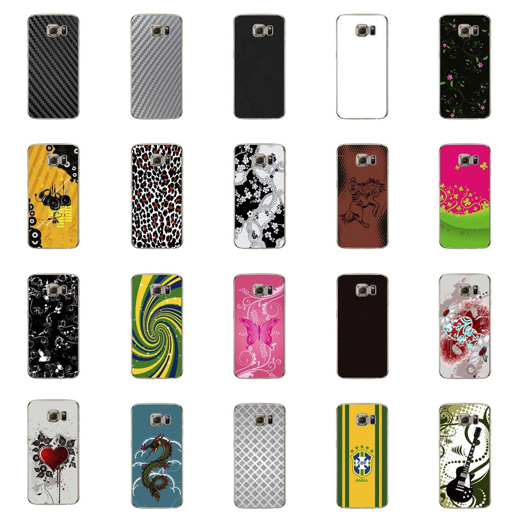 Capa Adesivo Skin349 a 368 Verso Para Samsung Galaxy S6 Sm-g920