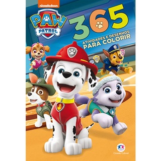 Patrulha Canina 365 Atividades e Desenhos para Colorir em Oferta na Shopee