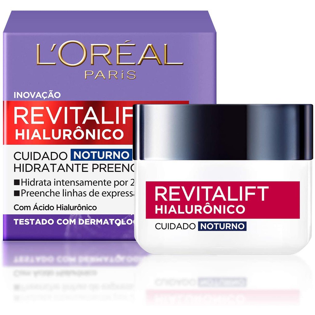 Creme Facial Revitalift Hialurônico Noturno 50g