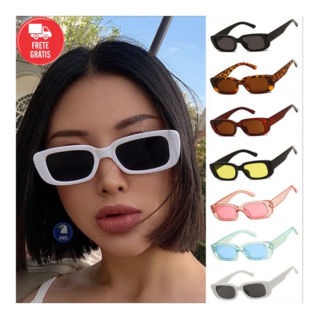 óculos de sol retrô unissex Vintage Blogueiros Masculino Feminino Moda ...